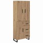 vidaXL Highboard 2 τμχ. Artisan Oak 69,5 x 34 x 180 εκ.