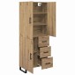 vidaXL Highboard 2 τμχ. Artisan Oak 69,5 x 34 x 180 εκ.