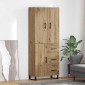 vidaXL Highboard 2 τμχ. Artisan Oak 69,5 x 34 x 180 εκ.