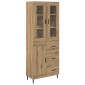 vidaXL Highboard 2 τμχ. Artisan Oak 69,5 x 34 x 180 εκ.