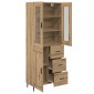 vidaXL Highboard 2 τμχ. Artisan Oak 69,5 x 34 x 180 εκ.