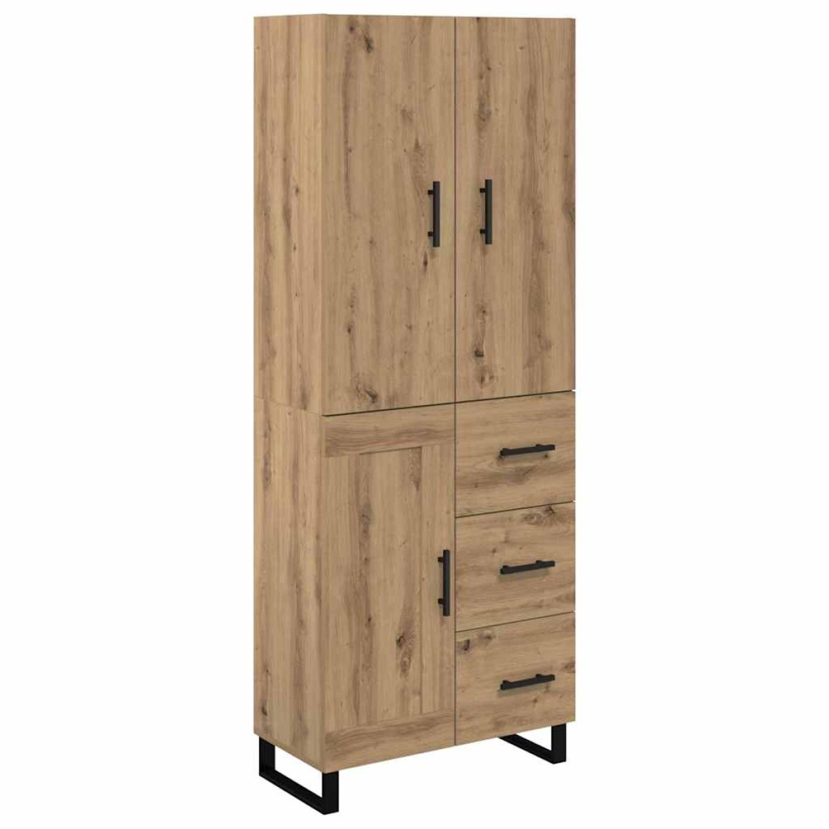 vidaXL Highboard 2 τμχ. Artisan Oak 69,5 x 34 x 180 εκ.