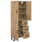 vidaXL Highboard 2 τμχ. Artisan Oak 69,5 x 34 x 180 εκ.