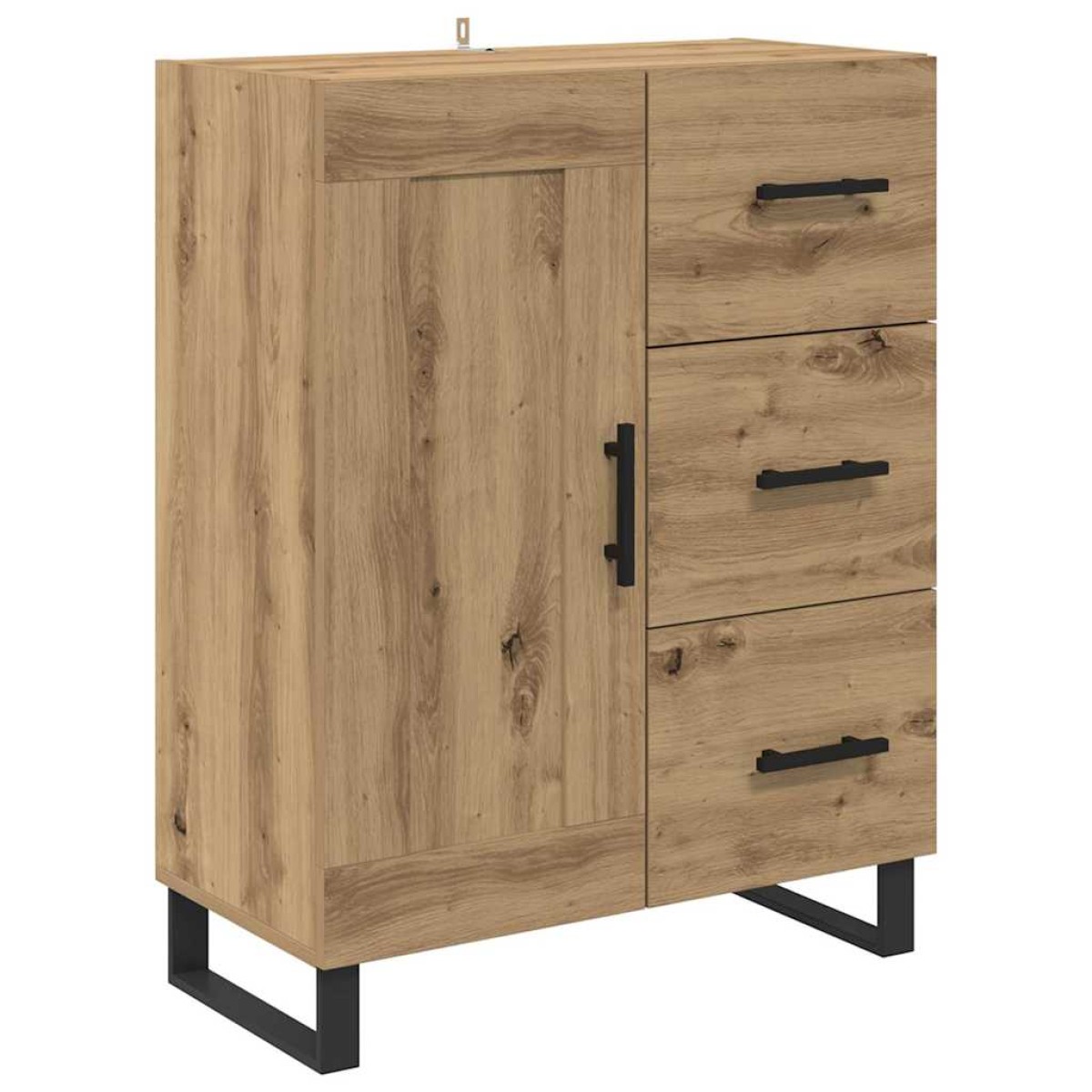 vidaXL Highboard 2 τμχ. Artisan Oak 69,5 x 34 x 180 εκ.