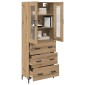 vidaXL Highboard 2 τμχ. Artisan Oak 69,5 x 34 x 180 εκ.