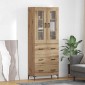vidaXL Highboard 2 τμχ. Artisan Oak 69,5 x 34 x 180 εκ.