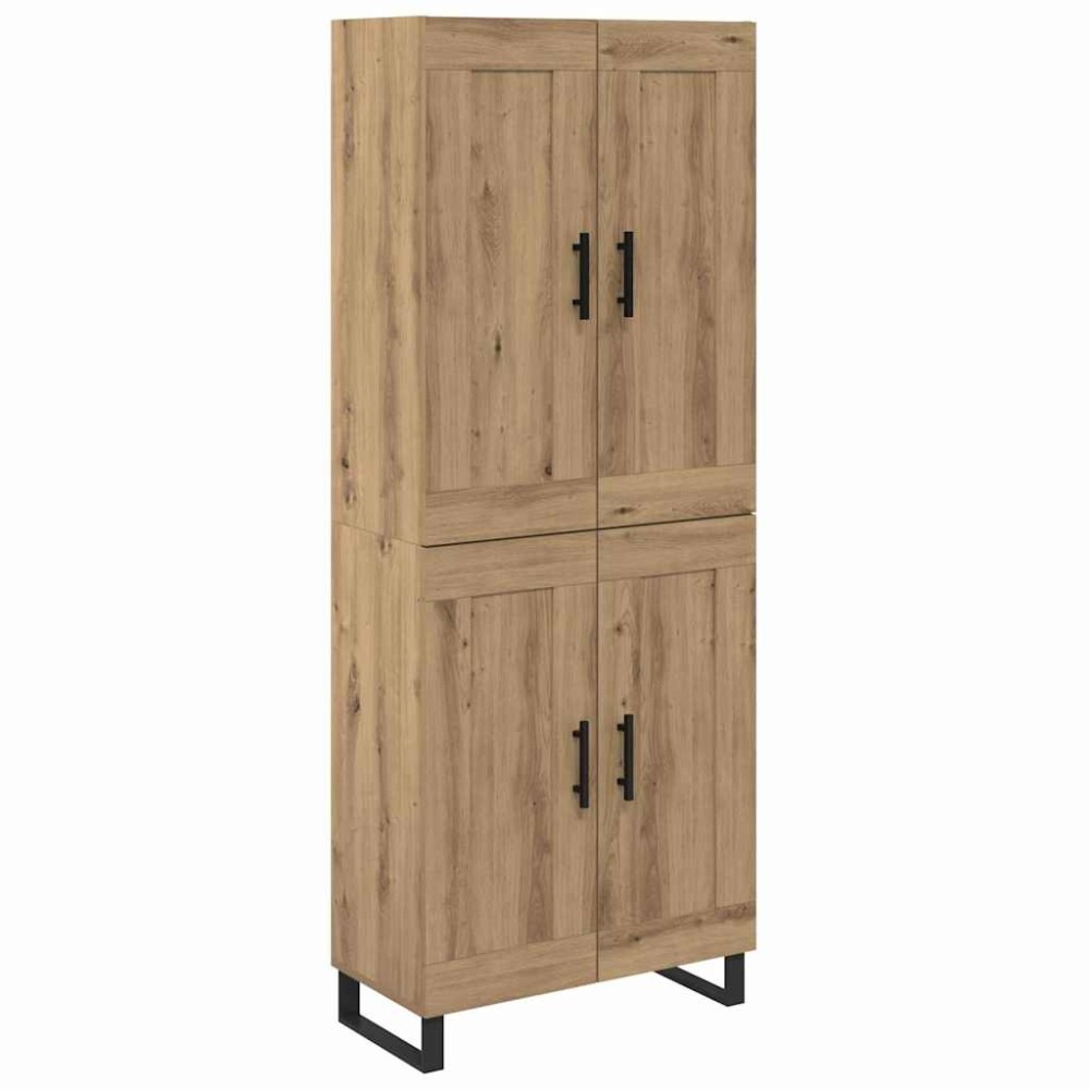 vidaXL Highboard 2 τμχ. Artisan Oak 69,5 x 34 x 180 εκ.