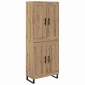 vidaXL Highboard 2 τμχ. Artisan Oak 69,5 x 34 x 180 εκ.