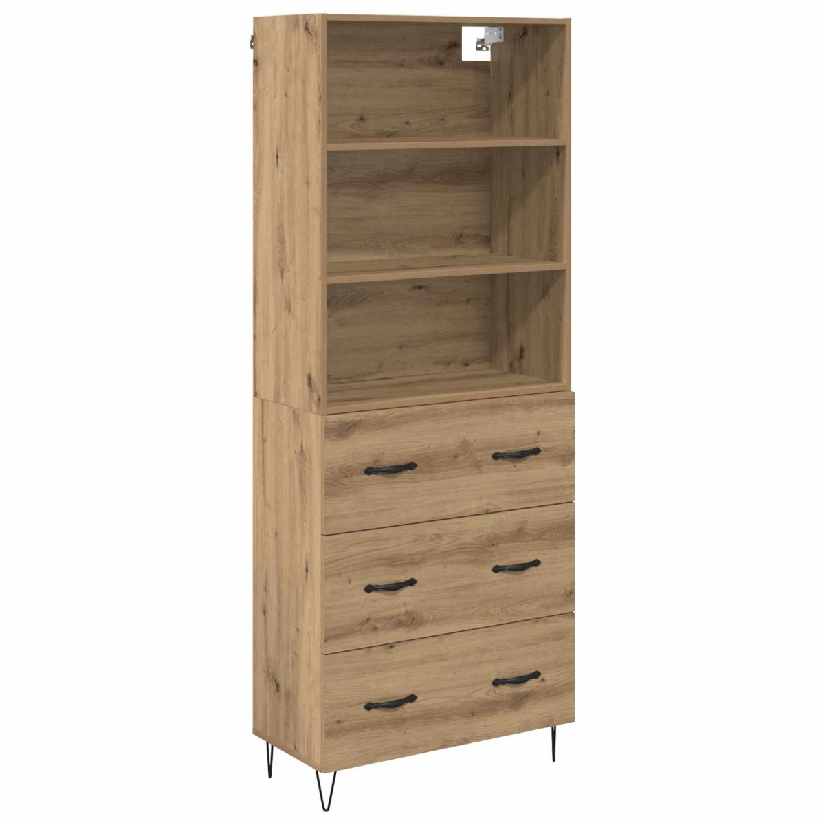 vidaXL Highboard 2 τμχ. Artisan Oak 69,5 x 34 x 180 εκ.
