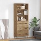 vidaXL Highboard 2 τμχ. Artisan Oak 69,5 x 34 x 180 εκ.
