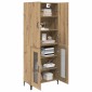 vidaXL Highboard Artisan Oak 69,5 x 34 x 180 εκ. Επεξεργασμένο Ξύλο