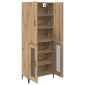 vidaXL Highboard Artisan Oak 69,5 x 34 x 180 εκ. Επεξεργασμένο Ξύλο