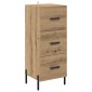 vidaXL Highboard Artisan Oak 34,5 x 34 x 180 εκ. Επεξεργασμένο Ξύλο