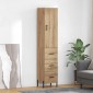 vidaXL Highboard Artisan Oak 34,5 x 34 x 180 εκ. Επεξεργασμένο Ξύλο