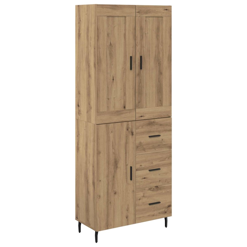 vidaXL Highboard 2 τμχ. Artisan Oak 69,5 x 34 x 180 εκ.