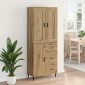 vidaXL Highboard 2 τμχ. Artisan Oak 69,5 x 34 x 180 εκ.
