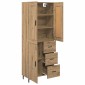 vidaXL Highboard 2 τμχ. Artisan Oak 69,5 x 34 x 180 εκ.