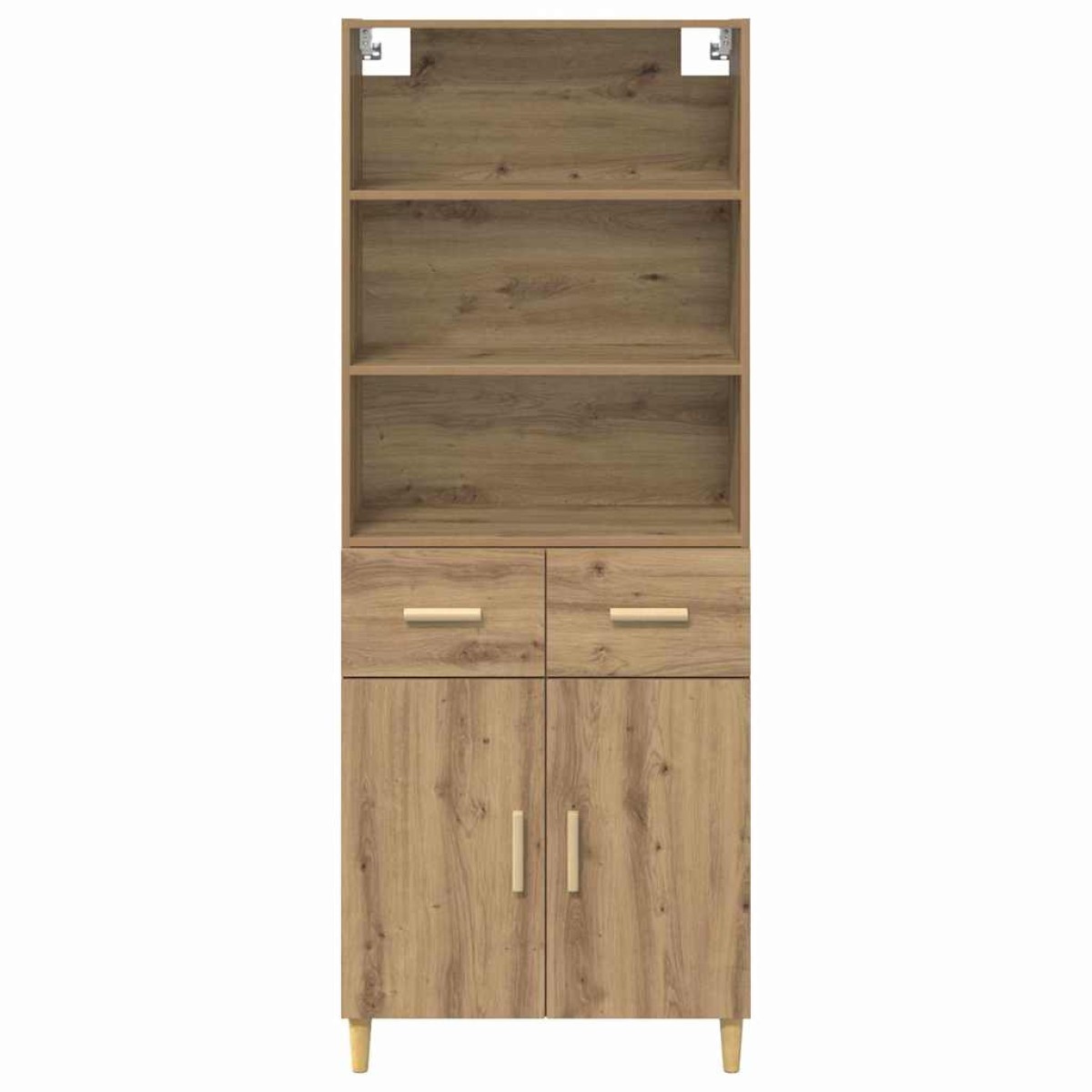 vidaXL Highboard Artisan Oak 69,5 x 34 x 180 εκ. Επεξεργασμένο Ξύλο
