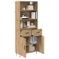vidaXL Highboard 2 τμχ. Artisan Oak 69,5 x 34 x 180 εκ.