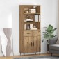 vidaXL Highboard 2 τμχ. Artisan Oak 69,5 x 34 x 180 εκ.