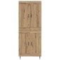 vidaXL Highboard 2 τμχ. Artisan Oak 69,5 x 34 x 180 εκ.