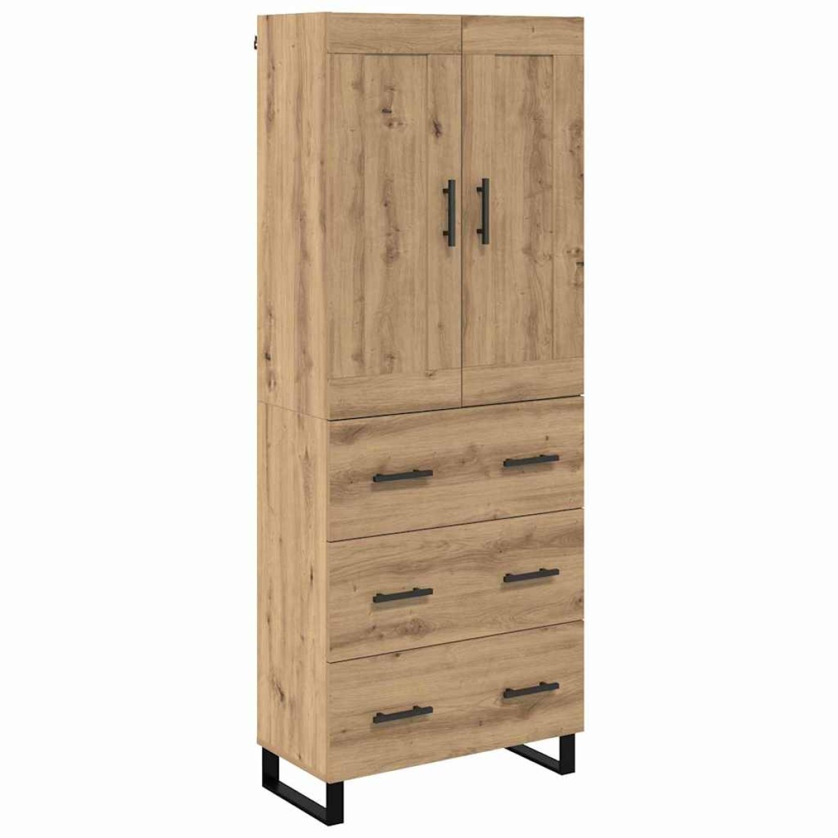 vidaXL Highboard 2 τμχ. Artisan Oak 69,5 x 34 x 180 εκ.