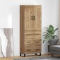 vidaXL Highboard 2 τμχ. Artisan Oak 69,5 x 34 x 180 εκ.
