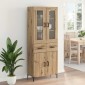 vidaXL Highboard 2 τμχ. Artisan Oak 69,5 x 34 x 180 εκ.