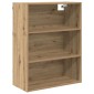 vidaXL Highboard Artisan Oak 69,5 x 34 x 180 εκ. Επεξεργασμένο Ξύλο