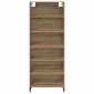vidaXL Highboard Artisan Oak 69,5 x 34 x 180 εκ. Επεξεργασμένο Ξύλο