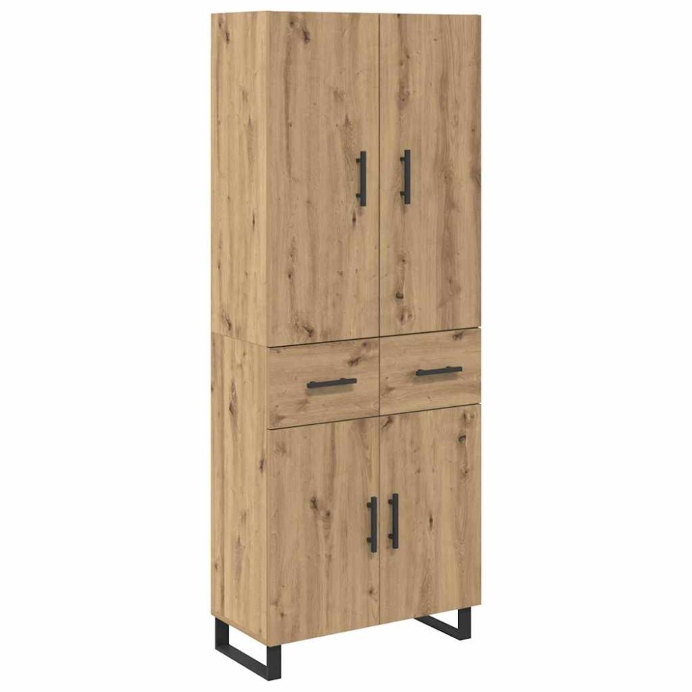 vidaXL Highboard 2 τμχ. Artisan Oak 69,5 x 34 x 180 εκ.