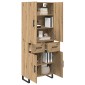 vidaXL Highboard 2 τμχ. Artisan Oak 69,5 x 34 x 180 εκ.