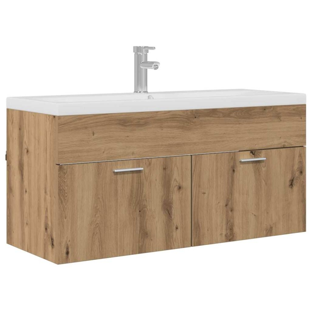vidaXL Ντουλάπι Μπάνιου Artisan Oak 100 x 38,5 x 46 cm