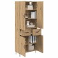 vidaXL Highboard 2 τμχ. Artisan Oak 69,5 x 34 x 180 εκ.