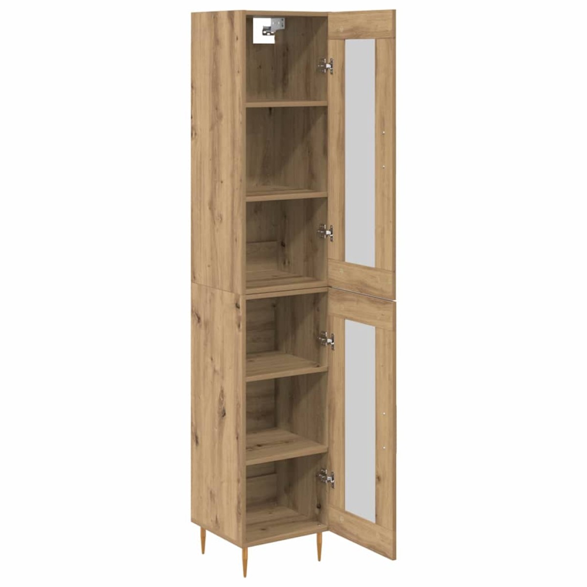 vidaXL Highboard 2 τμχ. Artisan Oak 34,5 x 34 x 180 εκ.