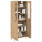 vidaXL Highboard Artisan Oak 69,5 x 34 x 180 εκ.