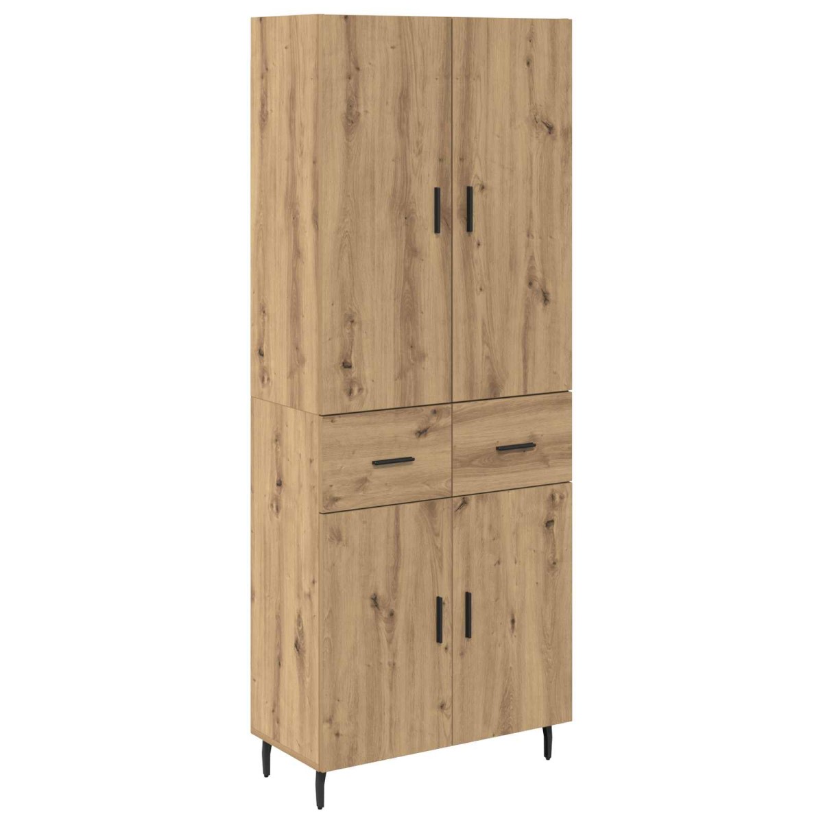 vidaXL Highboard 2 τμχ. Artisan Oak 69,5 x 34 x 180 εκ.