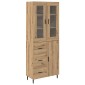 vidaXL Highboard 2 τμχ. Artisan Oak 69,5 x 34 x 180 εκ.