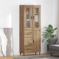 vidaXL Highboard 2 τμχ. Artisan Oak 69,5 x 34 x 180 εκ.