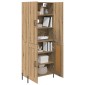 vidaXL Highboard Artisan Oak 69,5 x 34 x 180 εκ. Επεξεργασμένο Ξύλο