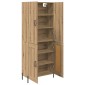 vidaXL Highboard Artisan Oak 69,5 x 34 x 180 εκ. Επεξεργασμένο Ξύλο