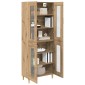 vidaXL Highboard Artisan Oak 69,5 x 34 x 180 εκ. Επεξεργασμένο Ξύλο
