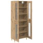 vidaXL Highboard Artisan Oak 69,5 x 34 x 180 εκ. Επεξεργασμένο Ξύλο