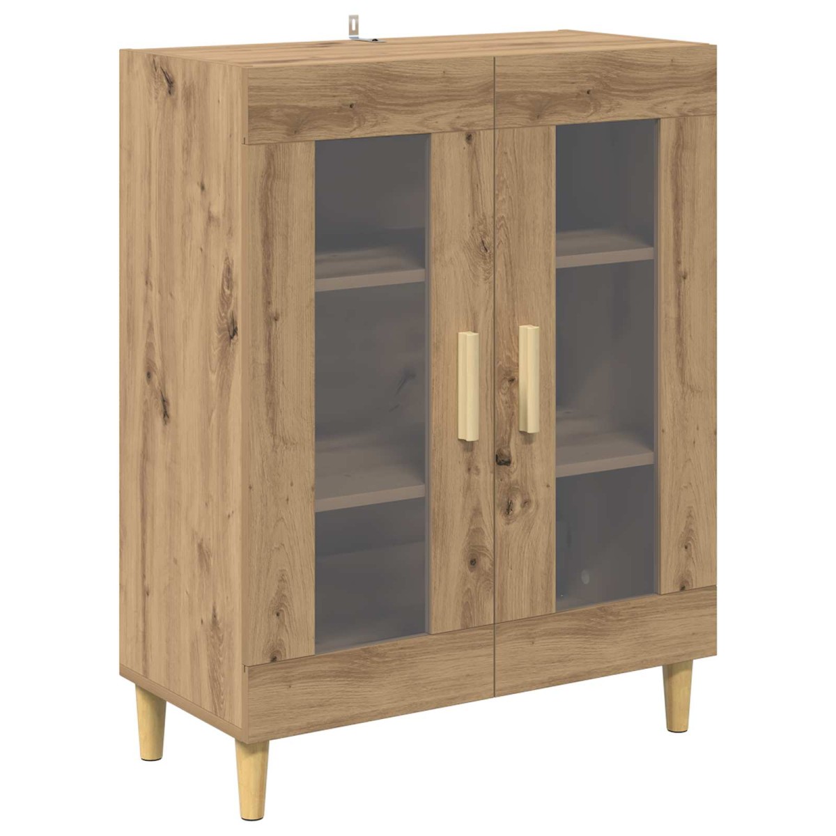 vidaXL Highboard Artisan Oak 69,5 x 34 x 180 εκ. Επεξεργασμένο Ξύλο