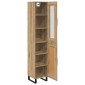 vidaXL Highboard Artisan Oak 34,5 x 34 x 180 εκ. Επεξεργασμένο Ξύλο
