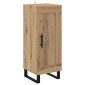 vidaXL Highboard Artisan Oak 34,5 x 34 x 180 εκ. Επεξεργασμένο Ξύλο