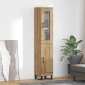 vidaXL Highboard Artisan Oak 34,5 x 34 x 180 εκ. Επεξεργασμένο Ξύλο