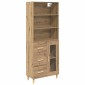 vidaXL Highboard Artisan Oak 69,5 x 34 x 180 εκ. Επεξεργασμένο Ξύλο