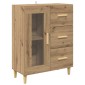 vidaXL Highboard Artisan Oak 69,5 x 34 x 180 εκ. Επεξεργασμένο Ξύλο