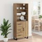 vidaXL Highboard 2 τμχ. Artisan Oak 69,5 x 34 x 180 εκ.